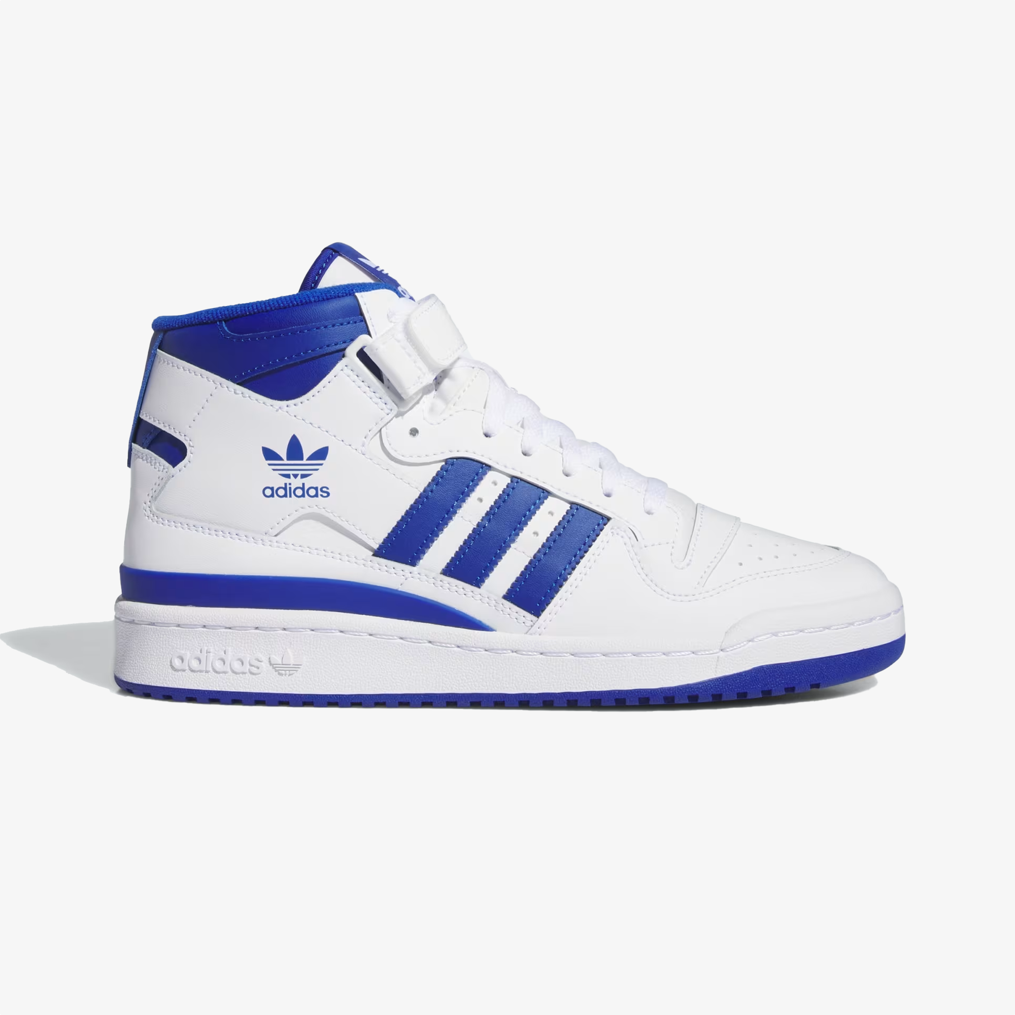 ADIDAS | FORUM MID { CLOUD WHITE/ROYAL BLUE