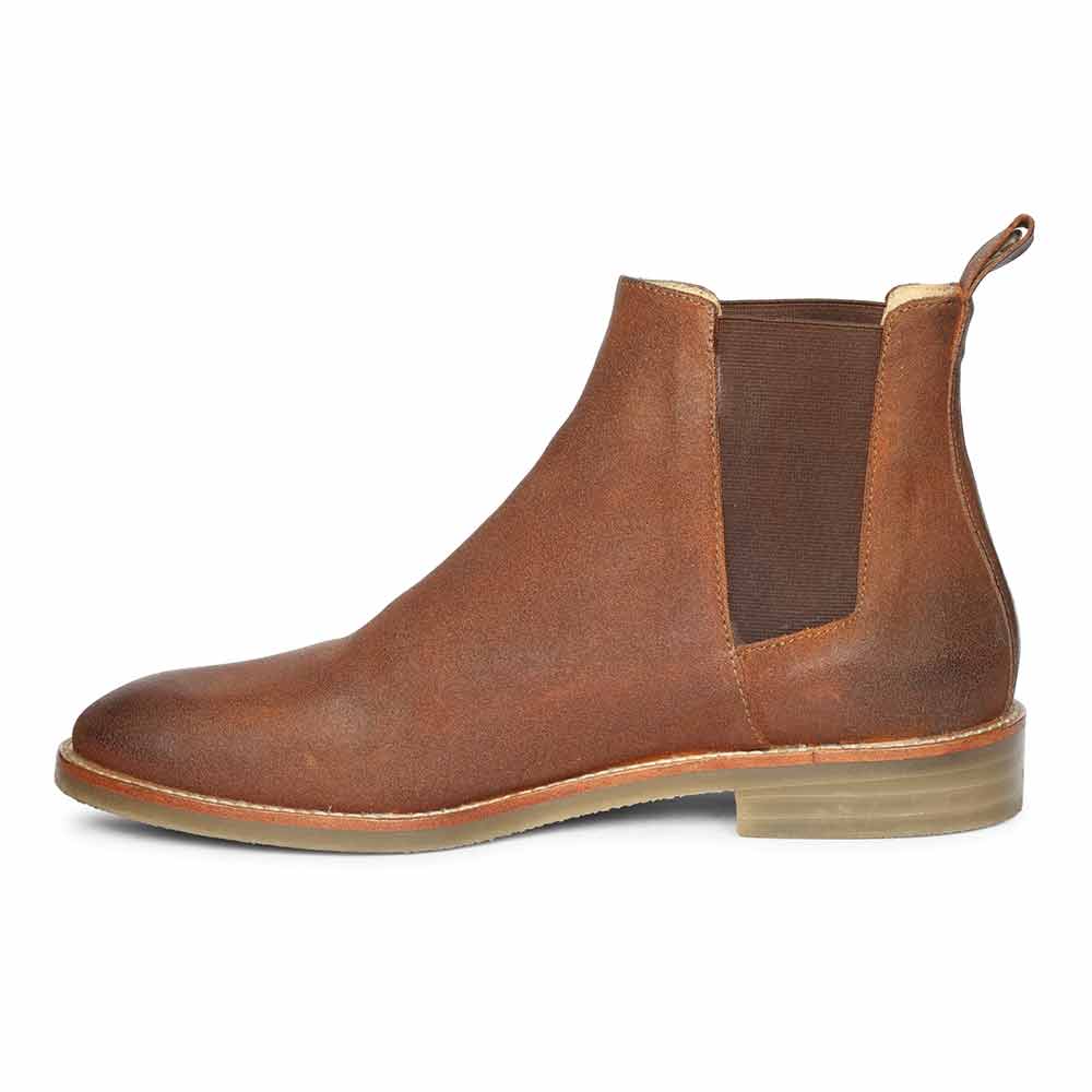 Saint Joseph Tobacco Brown wax-sued leather Chelsea Boot