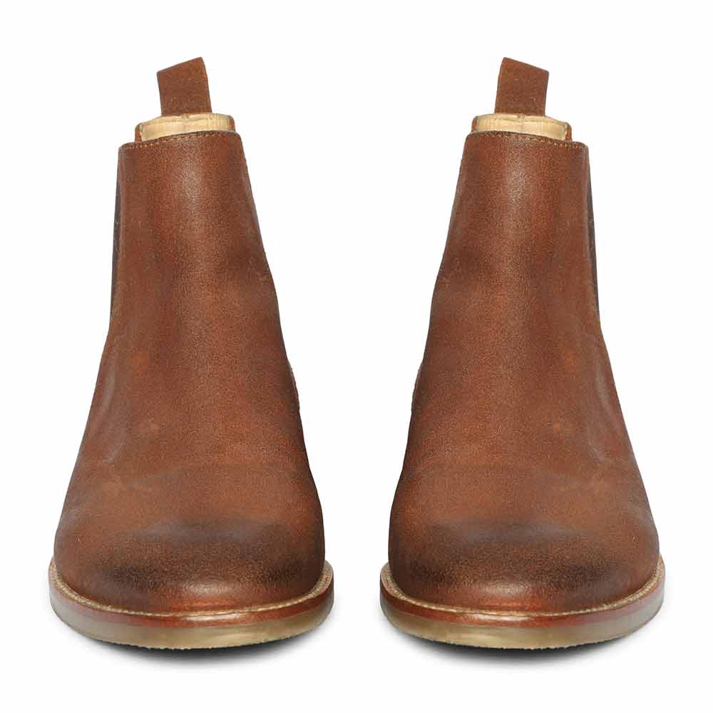 Saint Joseph Tobacco Brown wax-sued leather Chelsea Boot