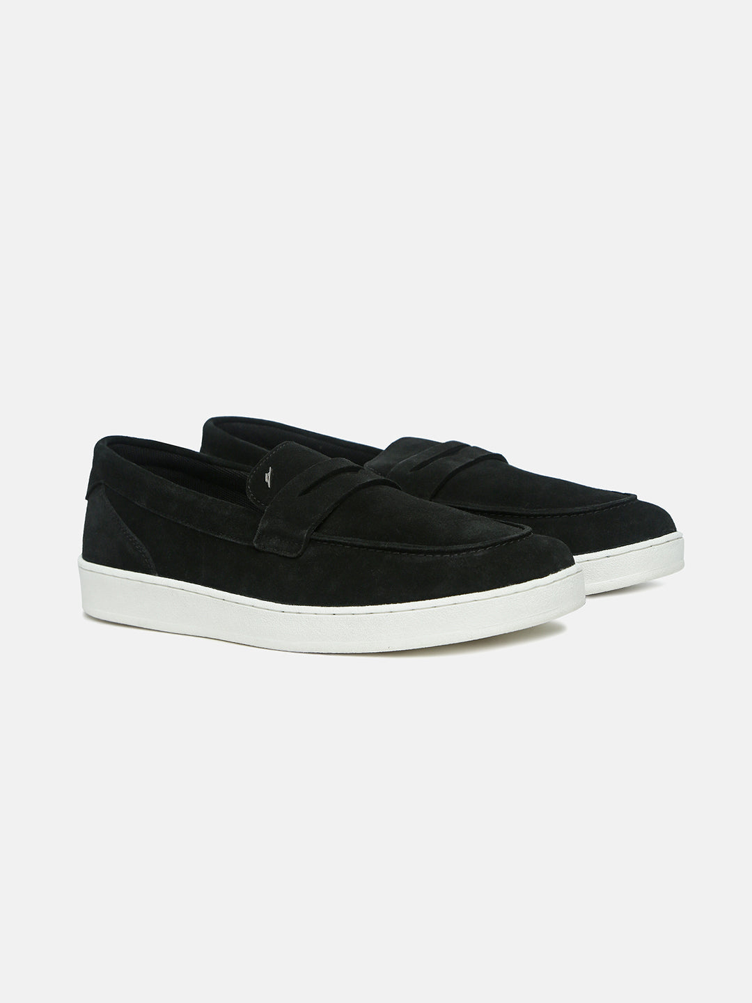 ECLIPSE - Black Suede Casual Loafers