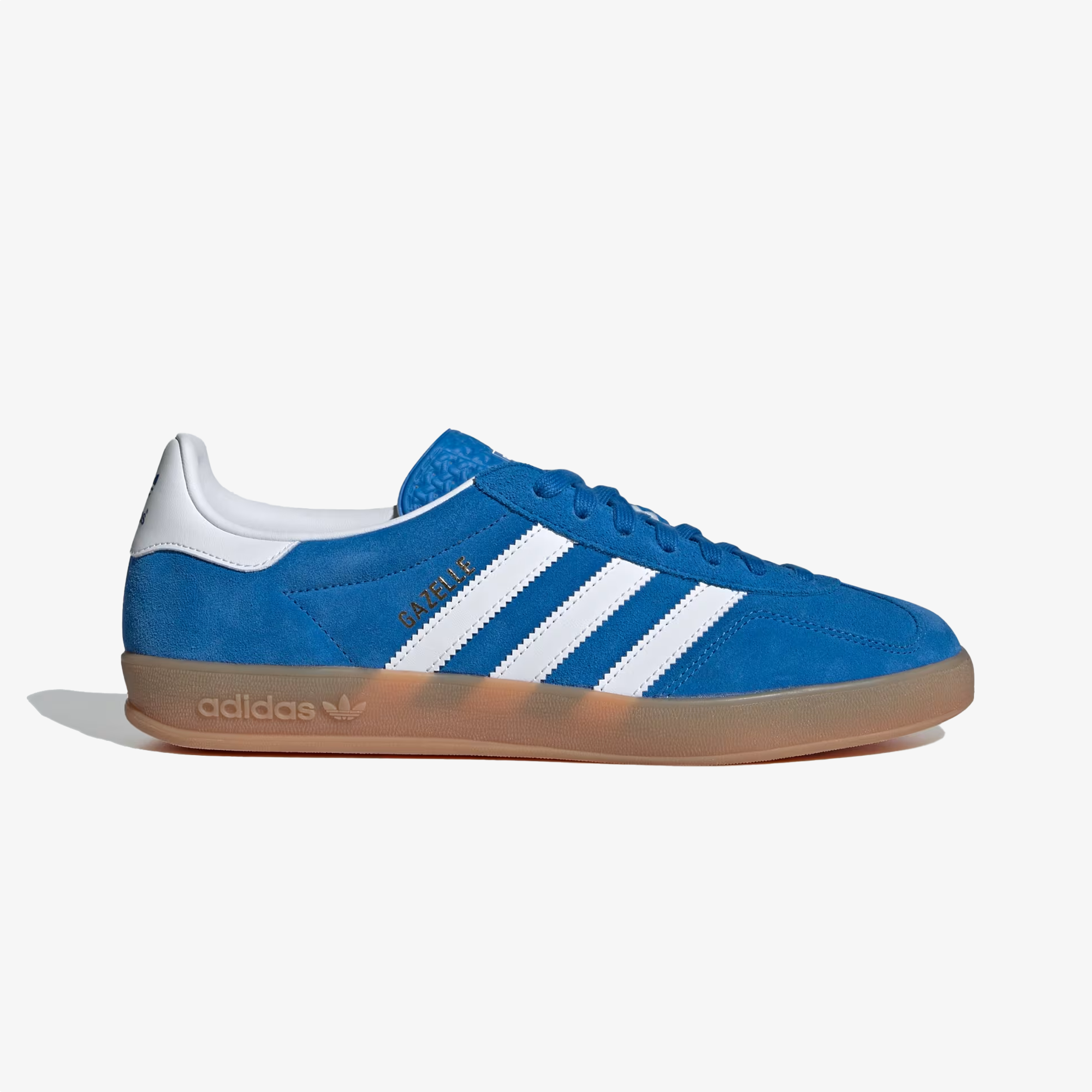 ADIDAS ORIGINALS | GAZELLE INDOOR { BLUE BIRD/CLOUD WHITE/GUM
