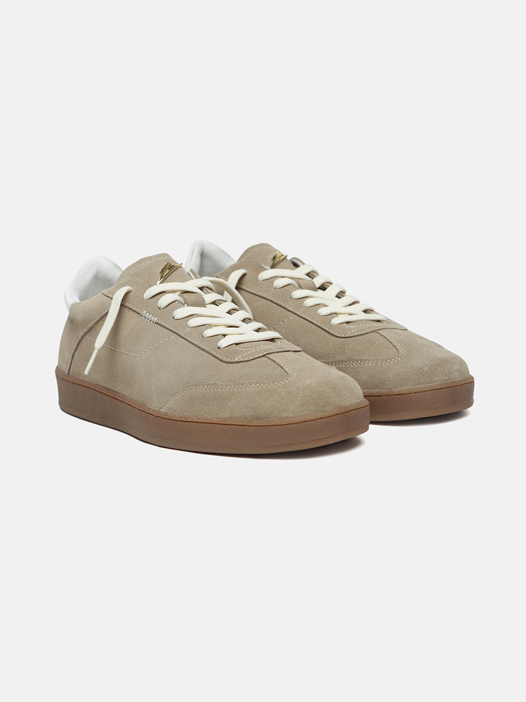 DUNE - Everyday Beige Suede Sneakers