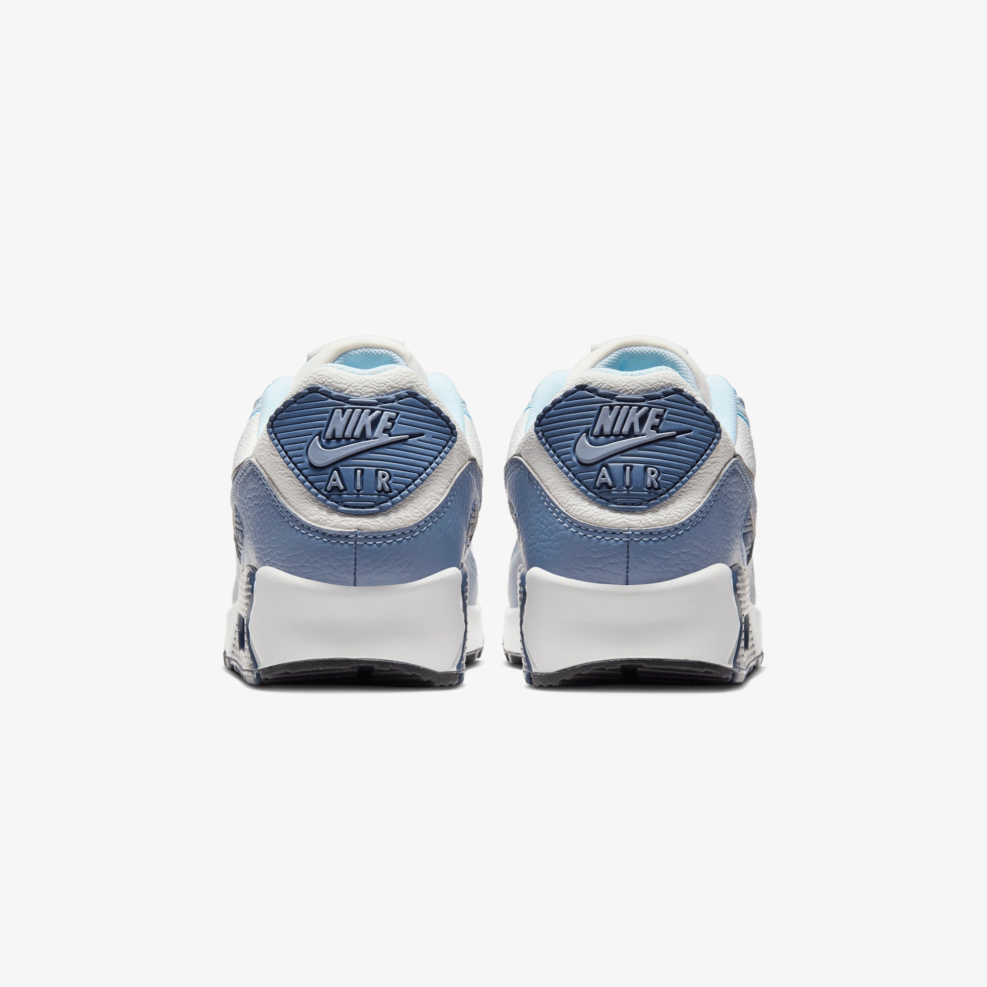 Nike | AIR MAX 90 { SUMMIT WHITE/BLACK-ASHEN SLATE-BLUE TINT