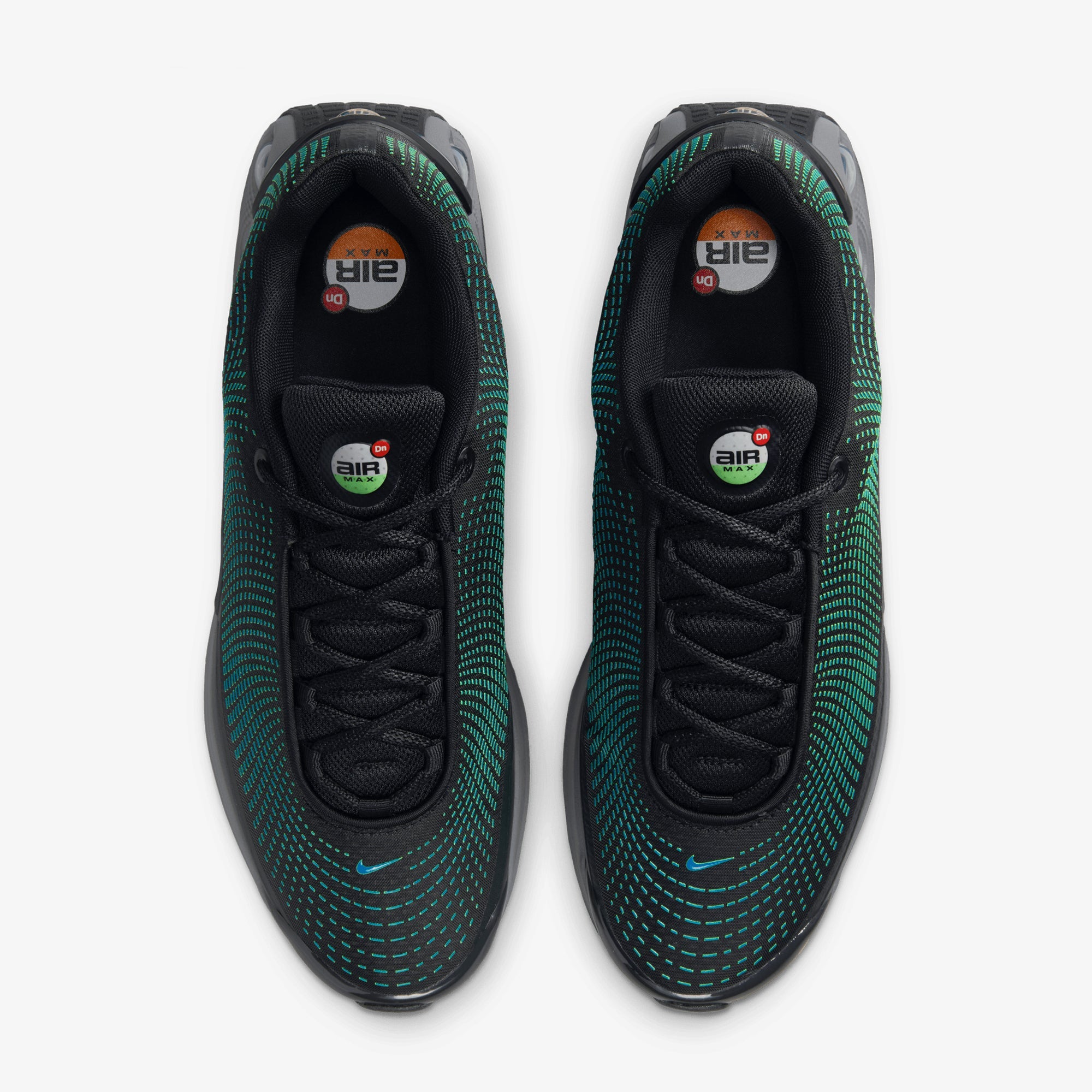 Nike | AIR MAX DN  { BLACK/WHITE-HYPER COBALT-RAGE GREEN