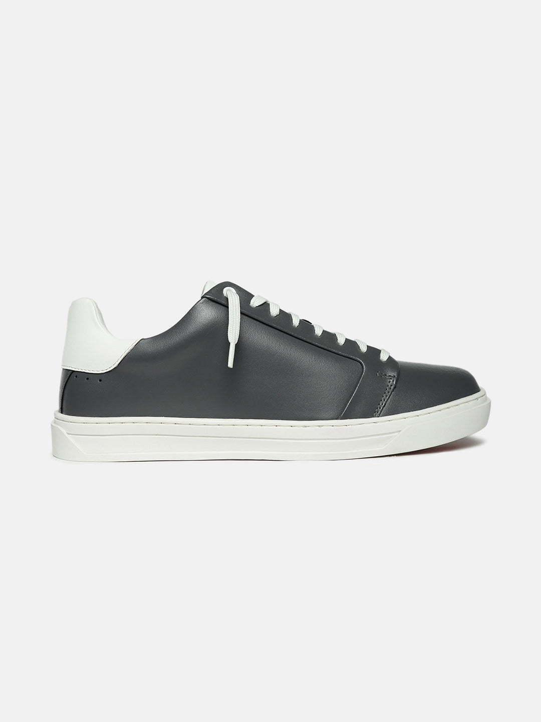ZOL VIII - GREY - Grey Two-Tone Classic Leather Sneakers