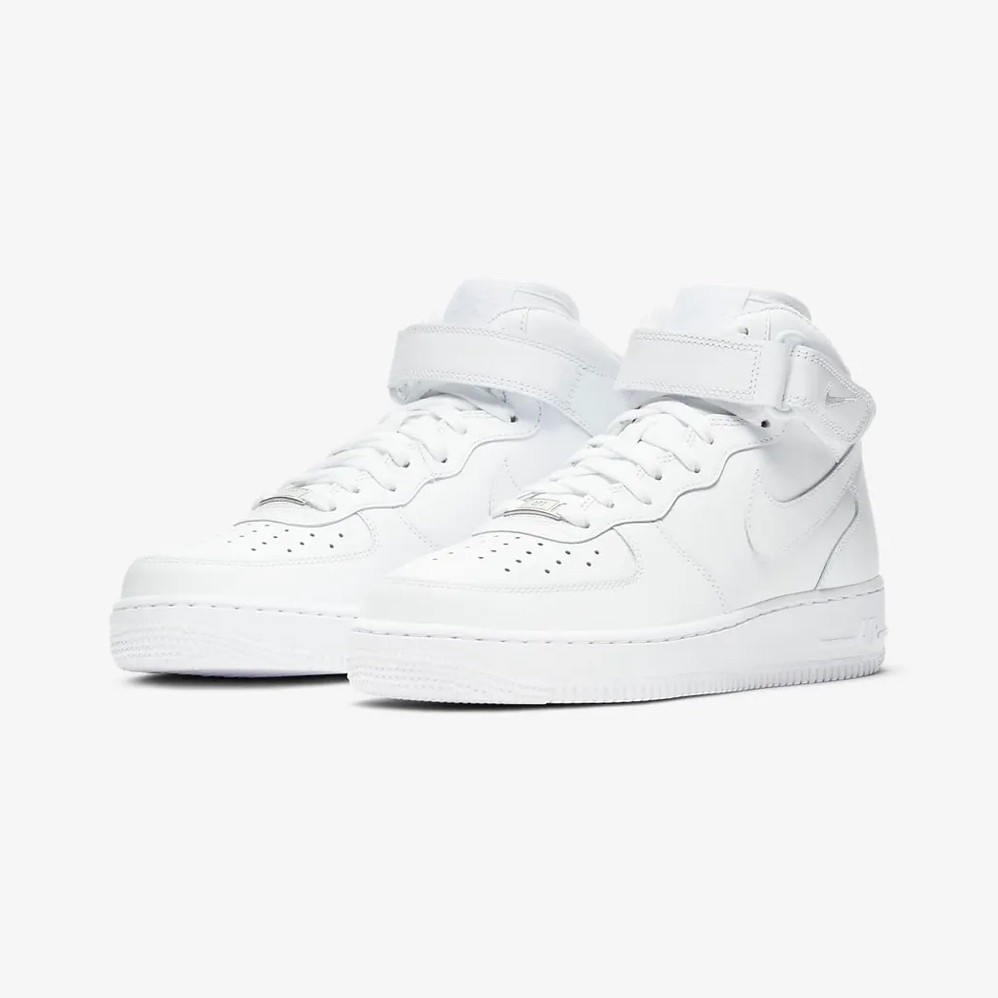 Nike | AIR FORCE 1 07 MID  { WHITE/WHITE-WHITE