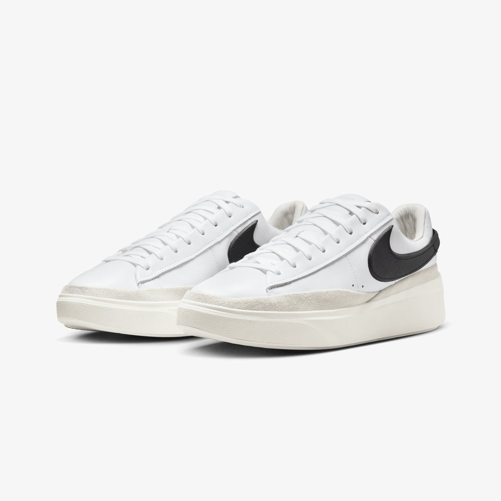 Nike | BLAZER PHANTOM LOW  { SUMMIT WHITE/BLACK-WHITE-SAIL