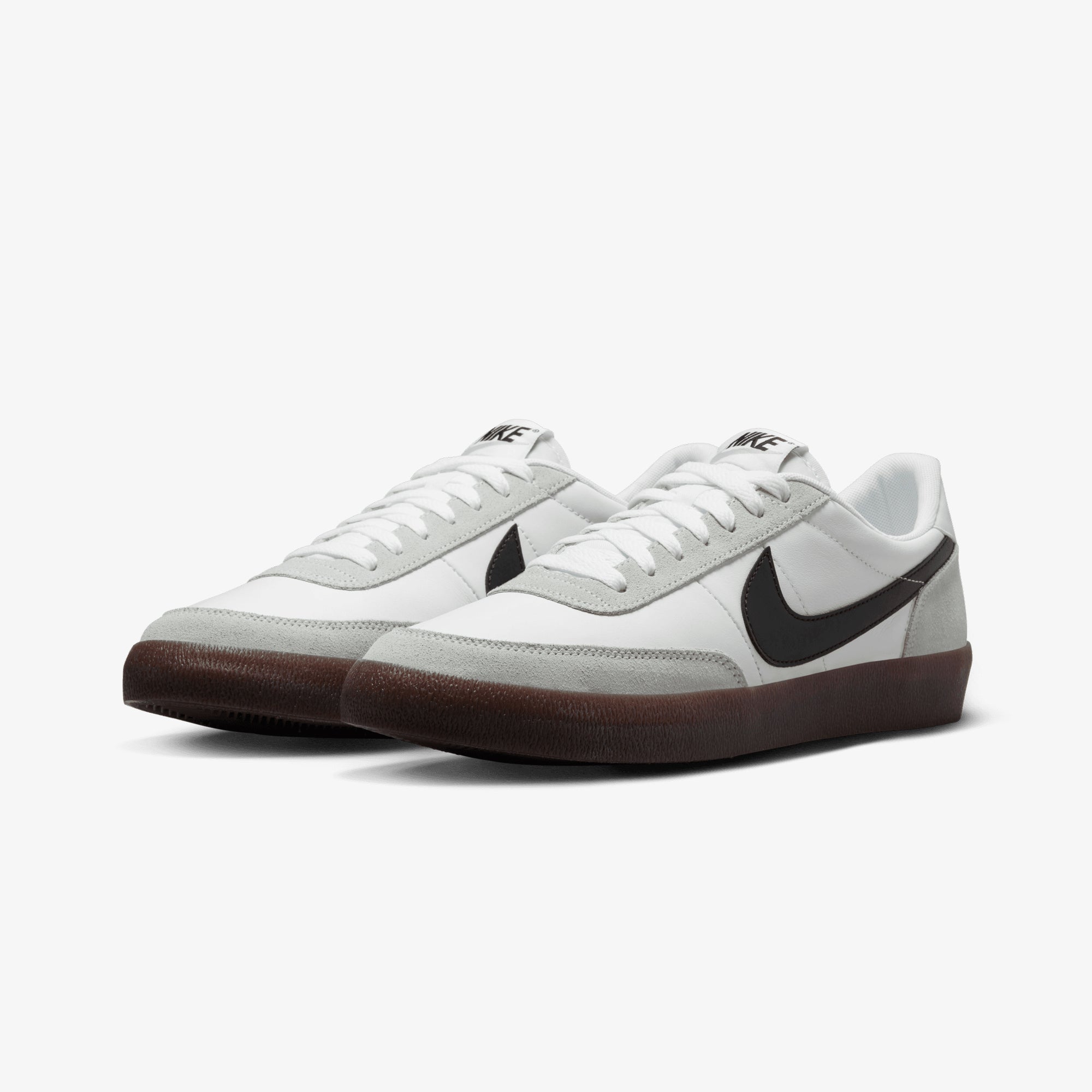 NIKE | KILLSHOT 2 LEATHER { WHITE/BLACK-LIGHT SILVER-GUM DARK BROWN