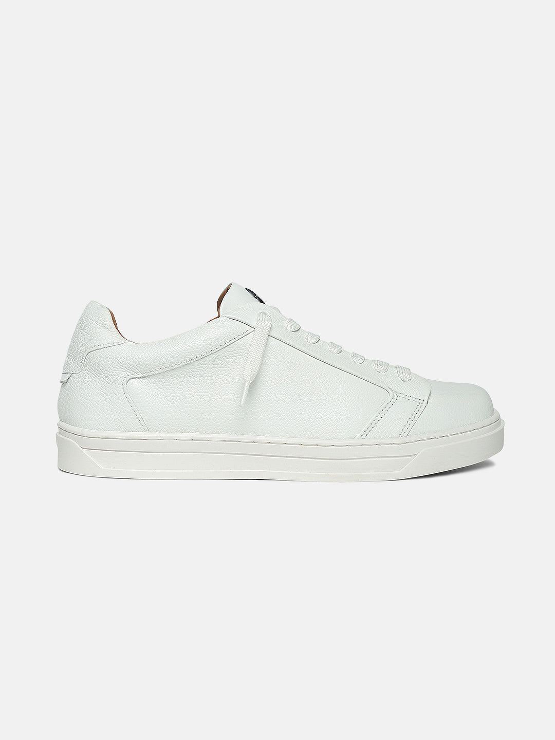ZL II - WHITE - White Low-Top Classic Leather Sneakers