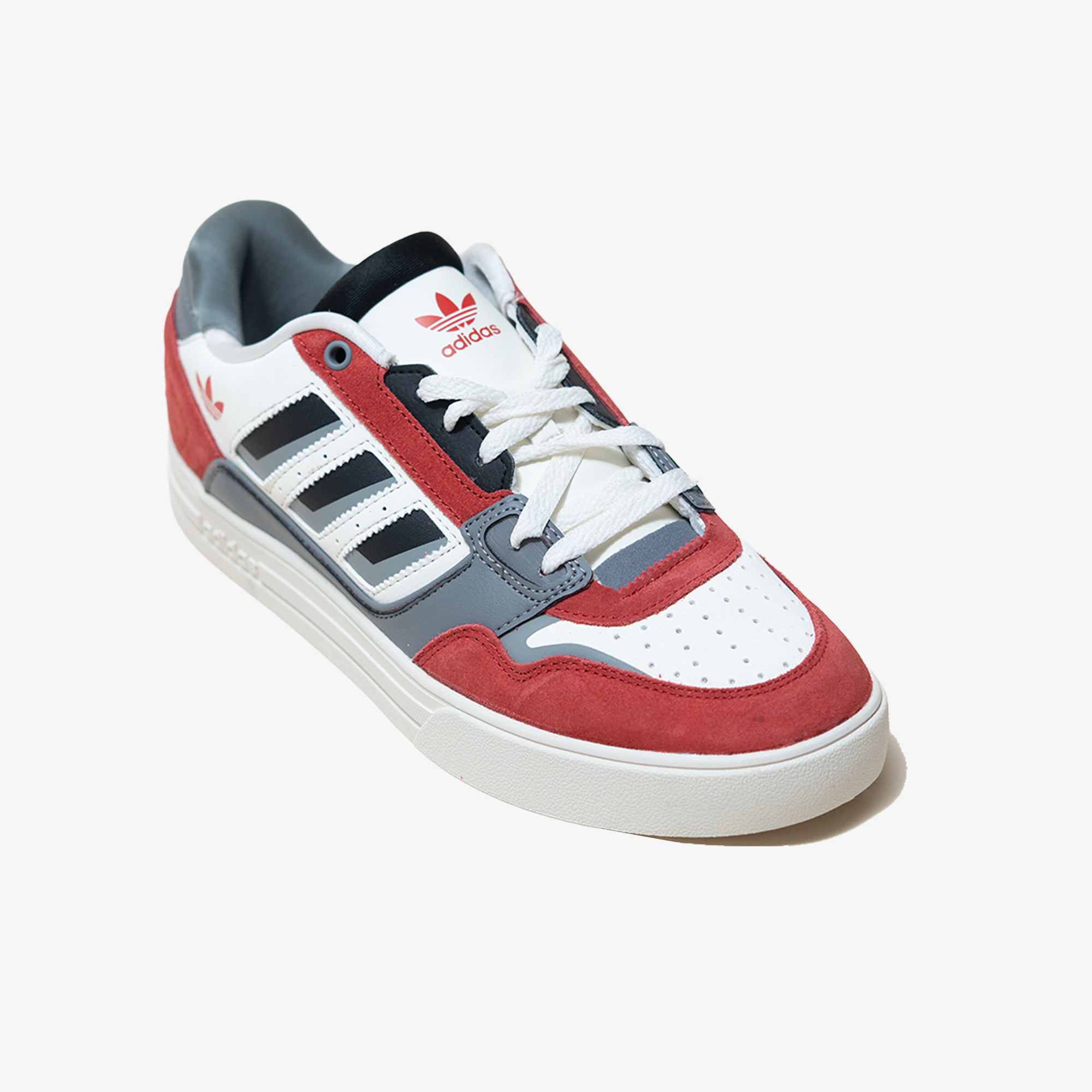 Adidas | DROP STEP LOW 2.0 { OWHITE/GRETHR/COLRED