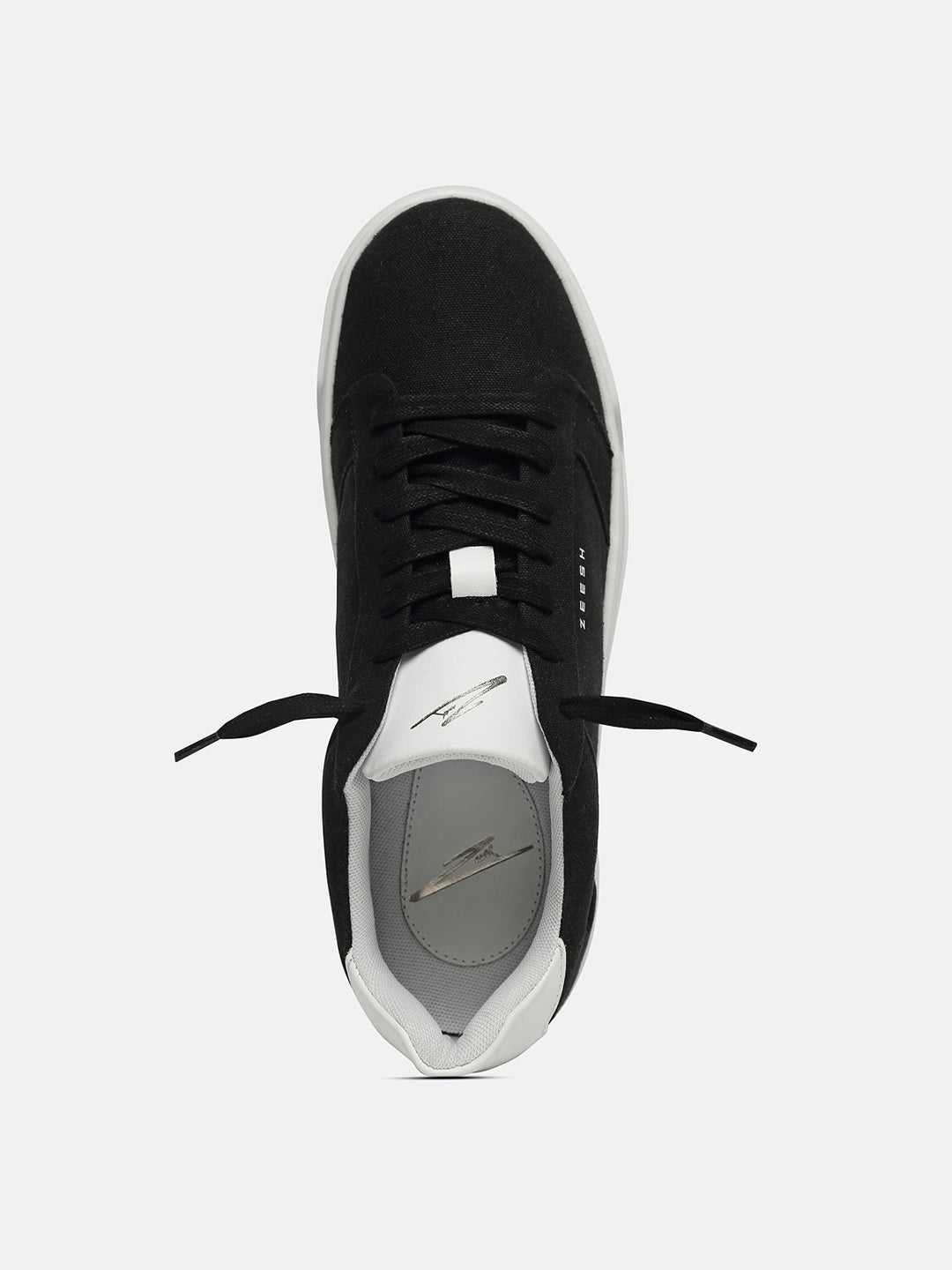 ZEESH Night Stitch sneakers – denim & leather blend, orthopaedic comfort & TPR sole. Crafted for style, strength & all-day wear