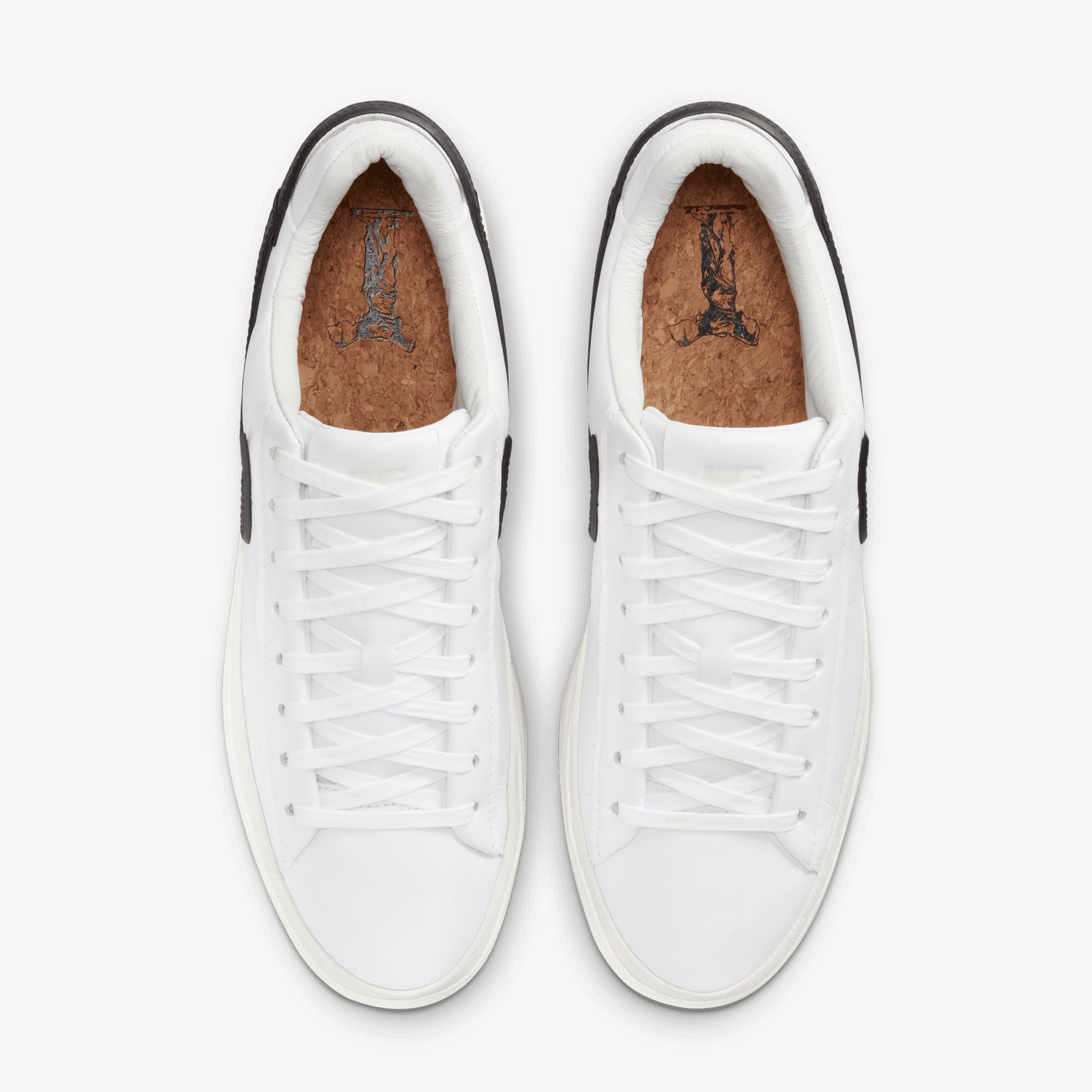 Nike | BLAZER PHANTOM LOW  { SUMMIT WHITE/BLACK-WHITE-SAIL