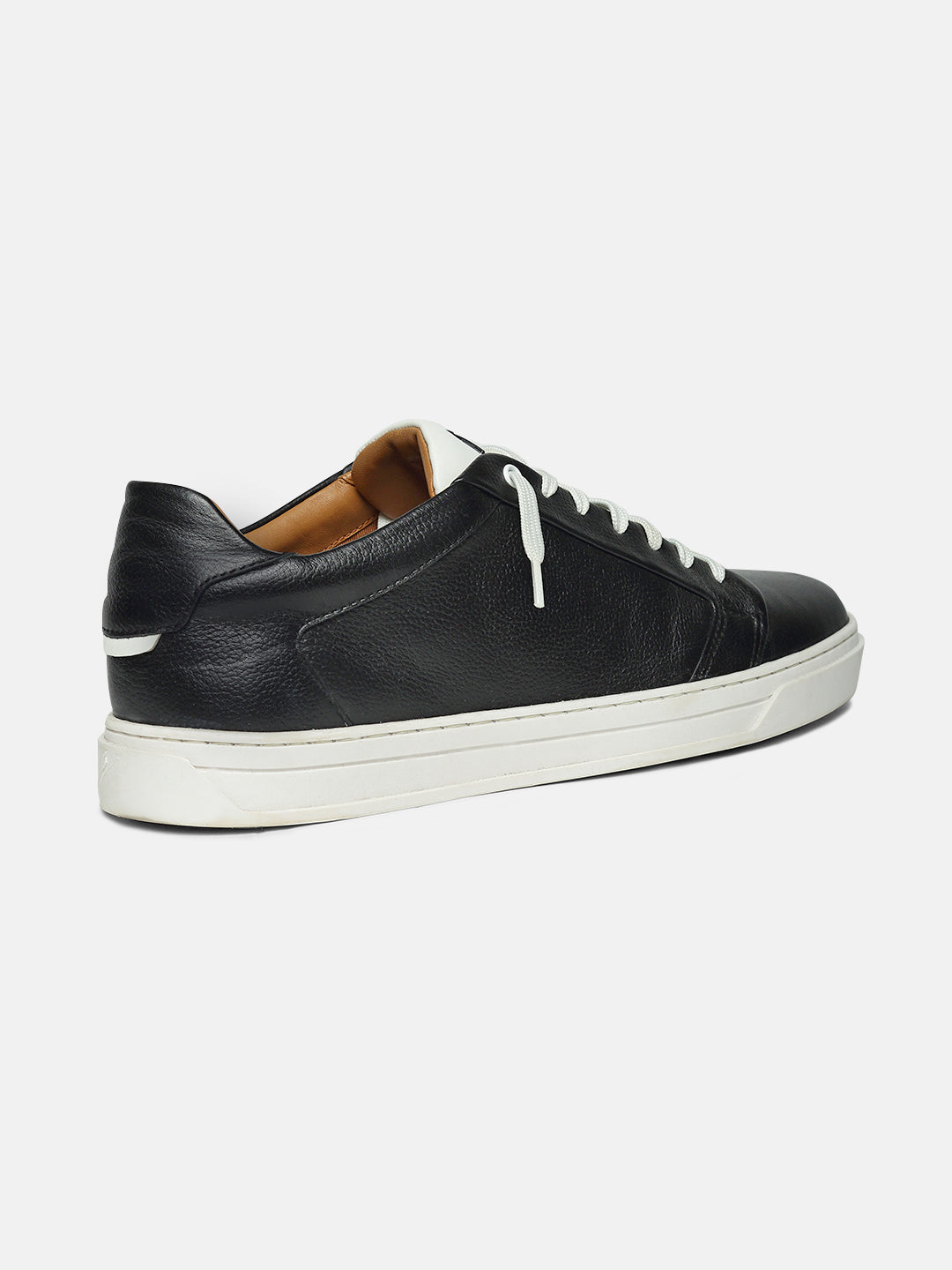 ZL II - BLACK - Black Low-Top Classic Leather Sneakers