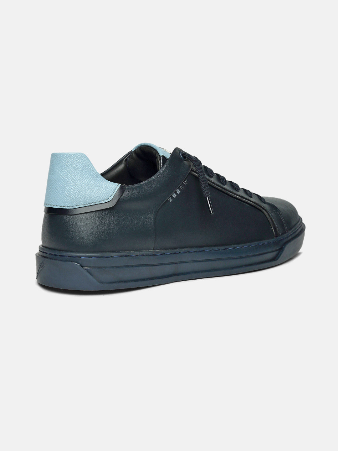 ZOL V - BLUE - Blue Two-Tone Classic leather Sneakers