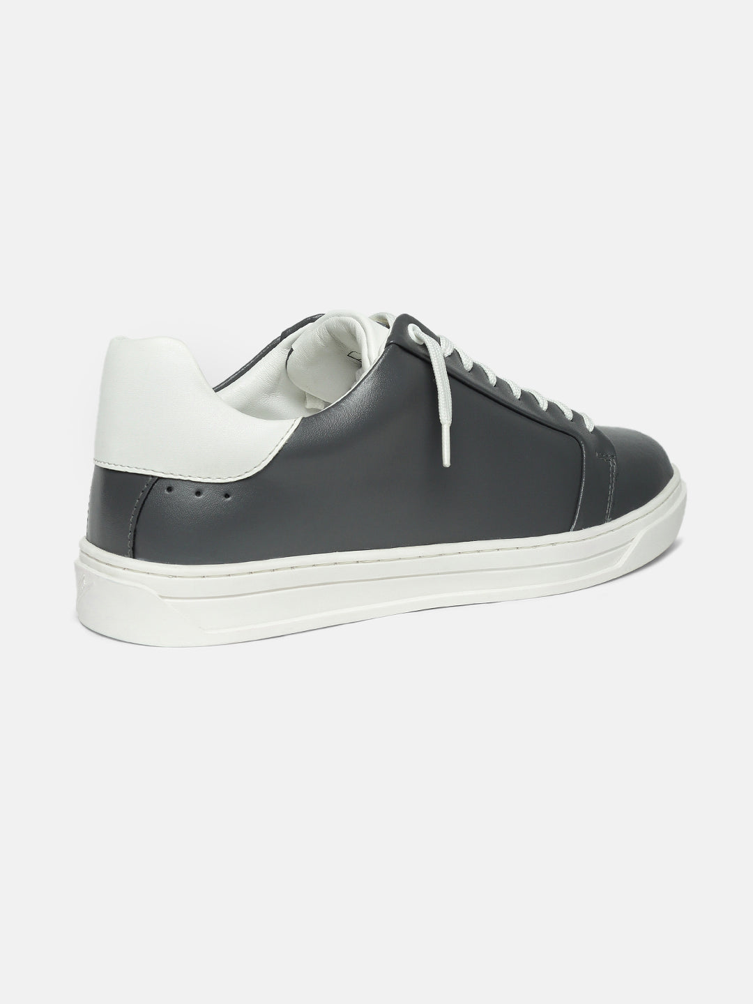 ZOL VIII - GREY - Grey Two-Tone Classic Leather Sneakers