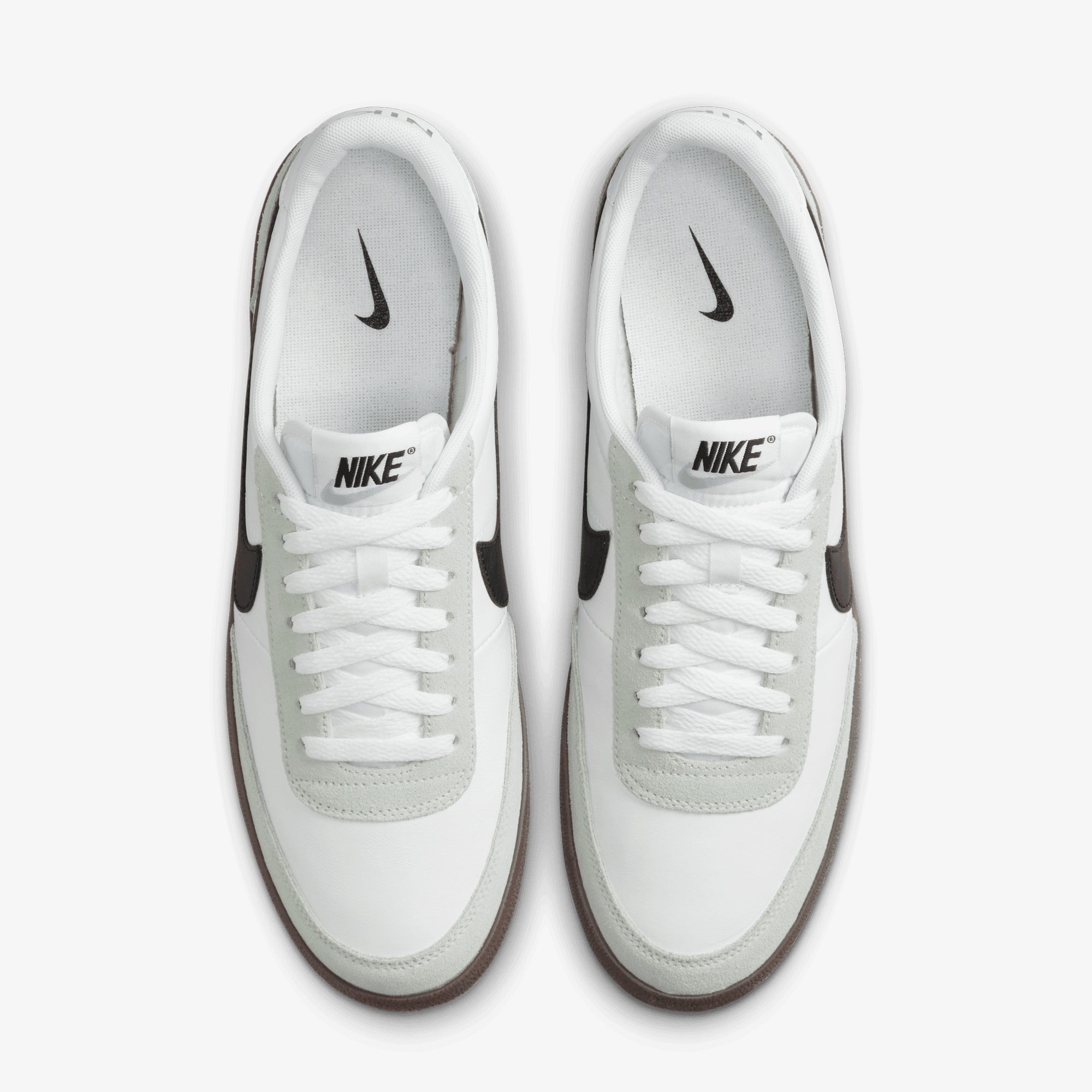 NIKE | KILLSHOT 2 LEATHER { WHITE/BLACK-LIGHT SILVER-GUM DARK BROWN