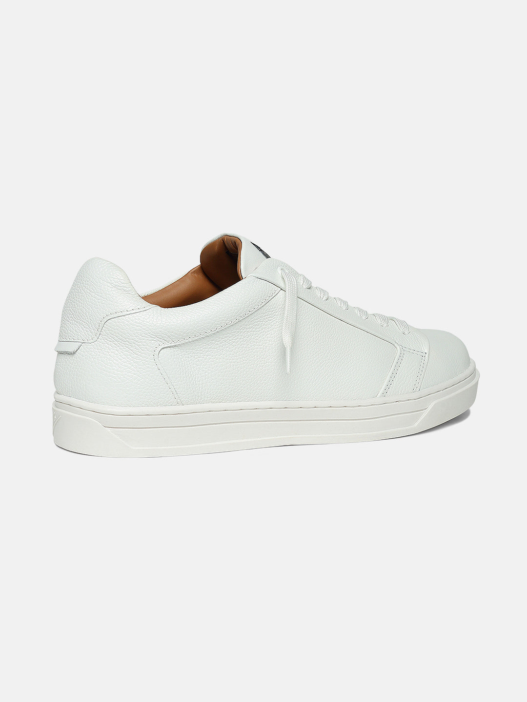 ZL II - WHITE - White Low-Top Classic Leather Sneakers