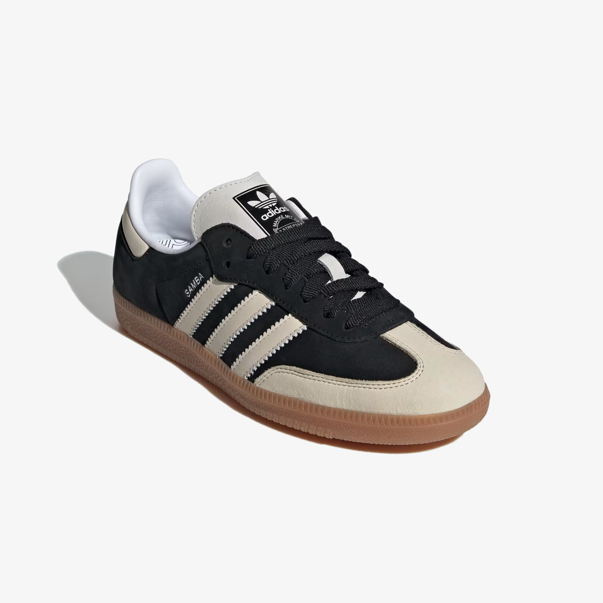 Adidas Originals | SAMBA OG  { CORE BLACK/WONDER WHITE/SILVER METALLIC
