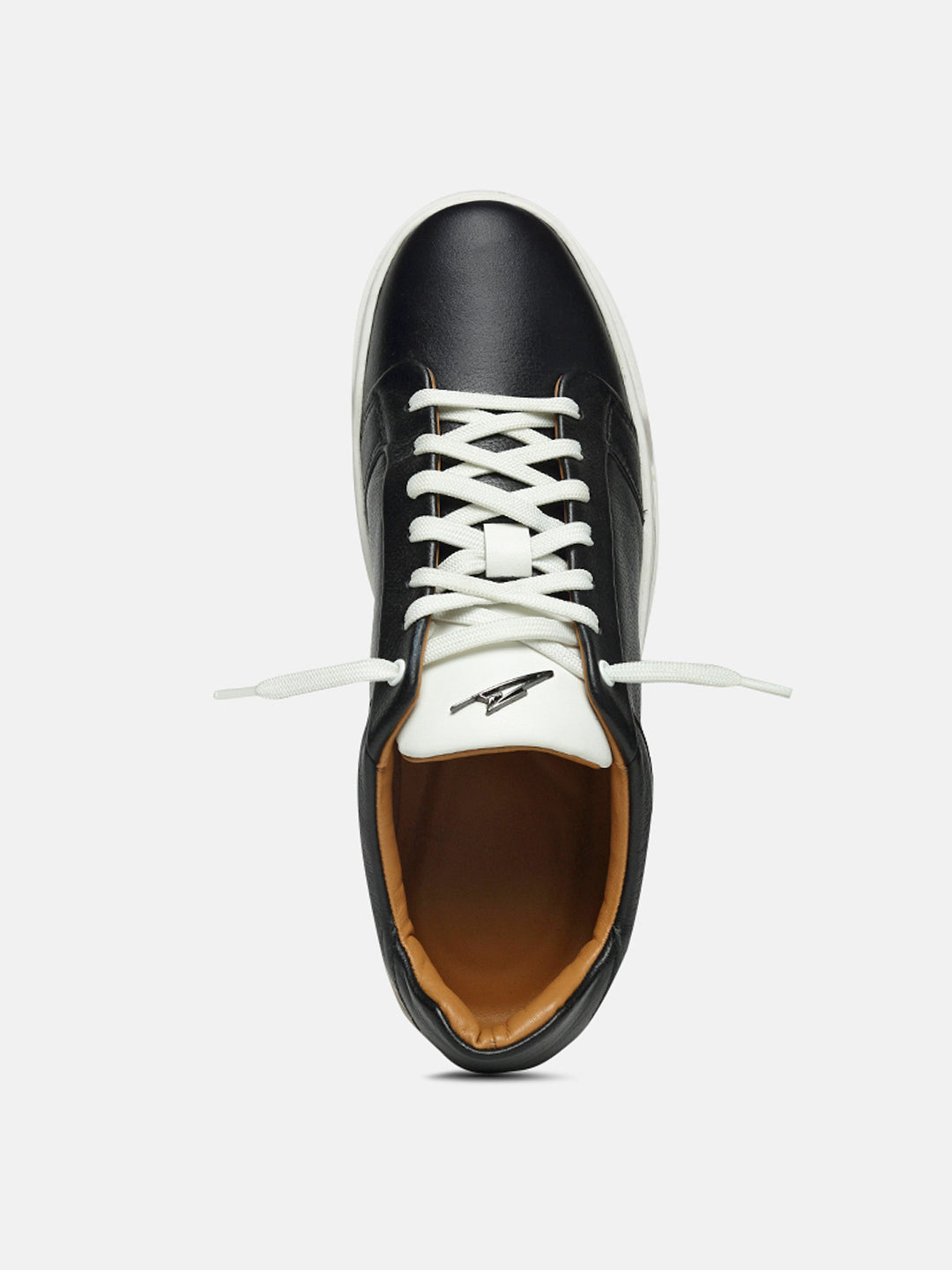 ZL II - BLACK - Black Low-Top Classic Leather Sneakers