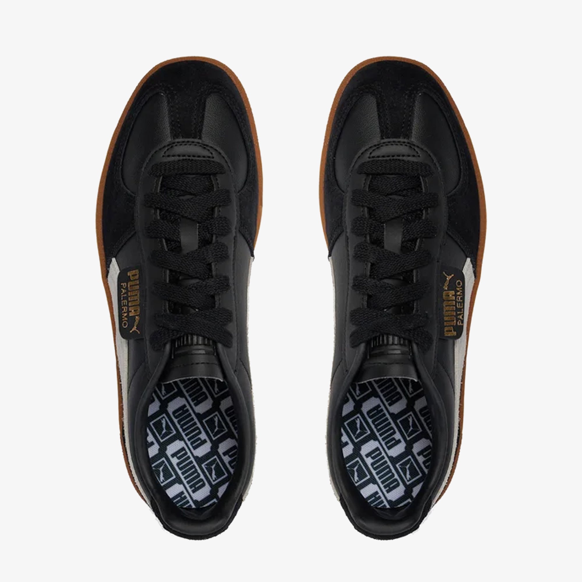 PUMA | PALERMO LEATHER { BLACK/GRAY