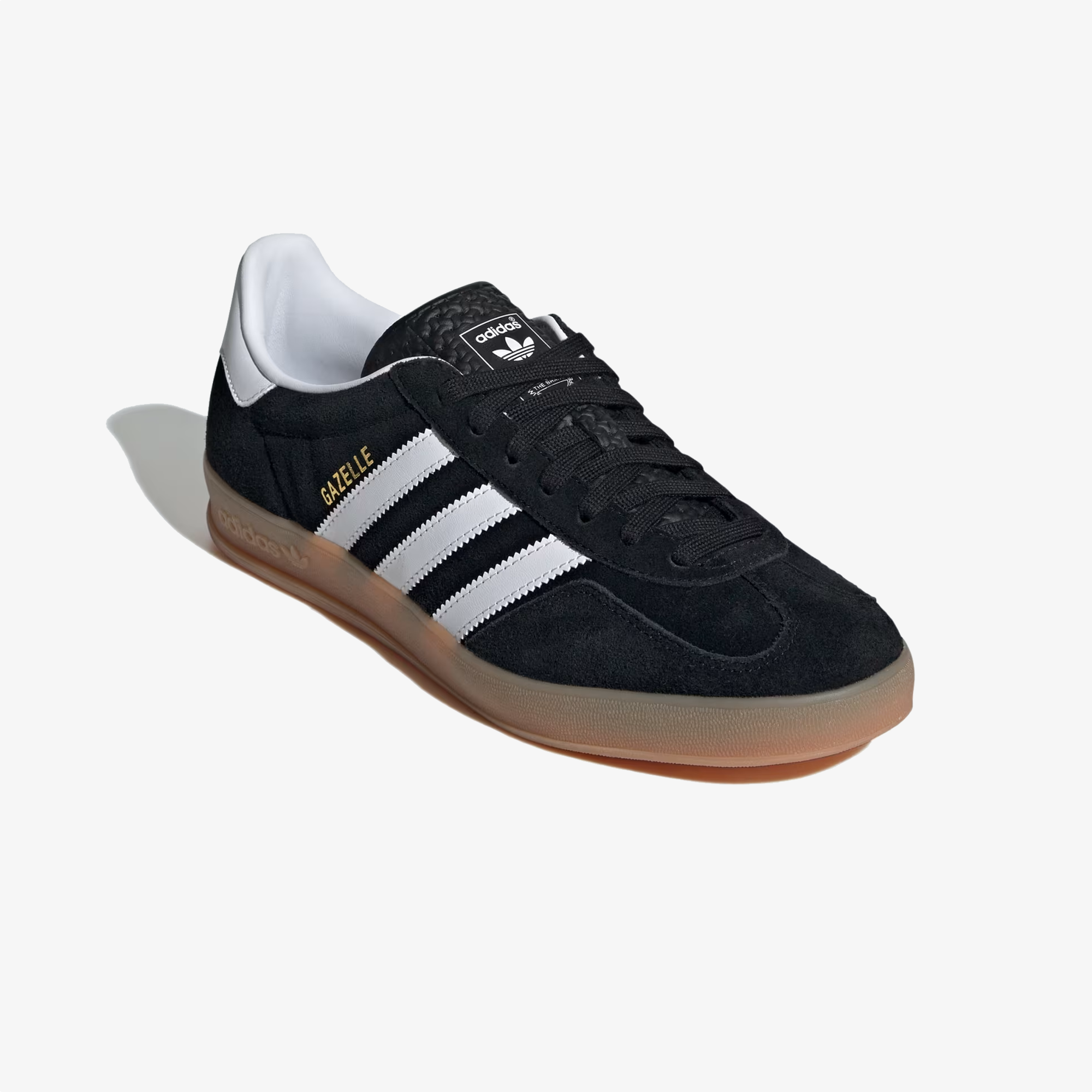 ADIDAS ORIGINALS | GAZELLE INDOOR { CORE BLACK/CLOUD WHITE/GUM