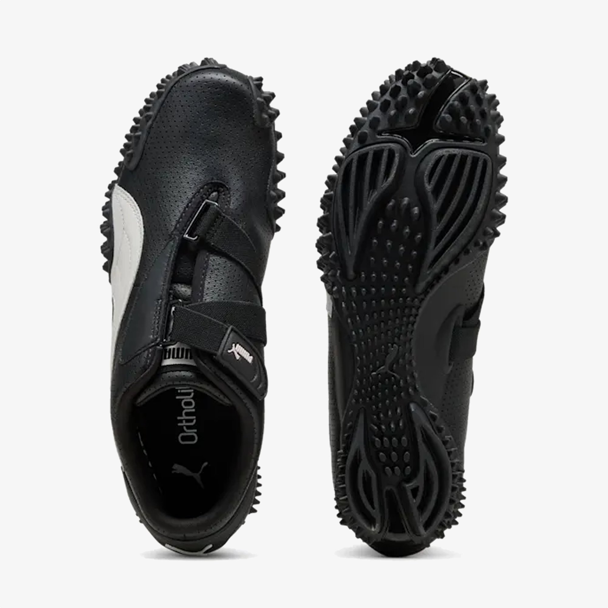 PUMA | MOSTRO PERFORATED { BLACK/WHITE