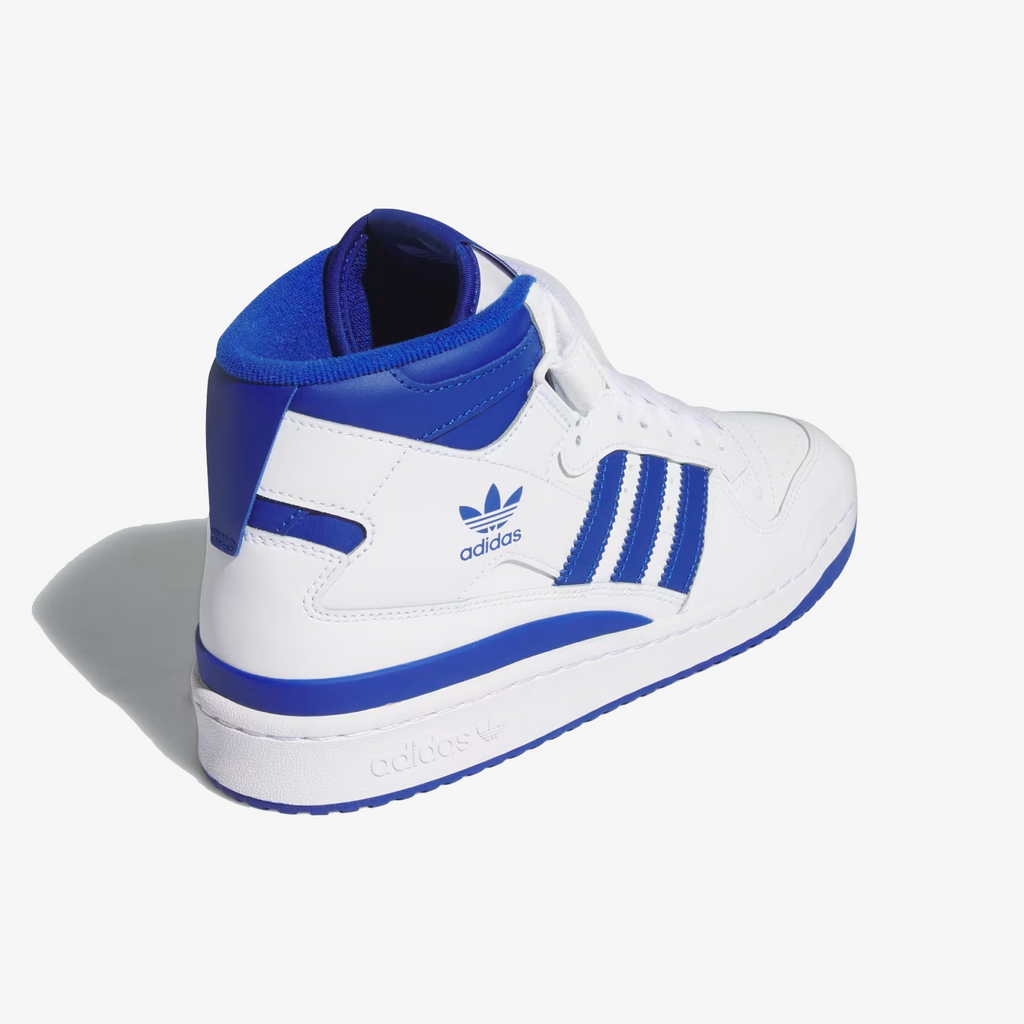 ADIDAS | FORUM MID { CLOUD WHITE/ROYAL BLUE