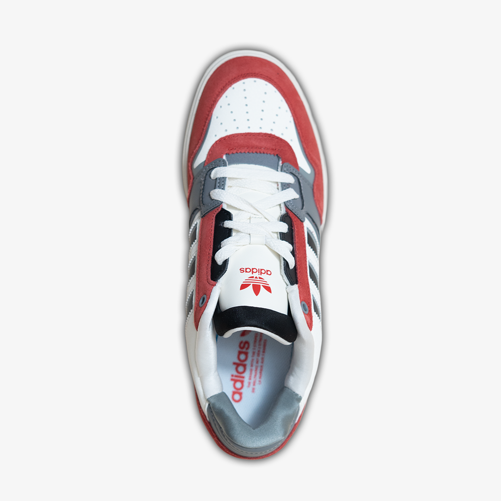 Adidas | DROP STEP LOW 2.0 { OWHITE/GRETHR/COLRED