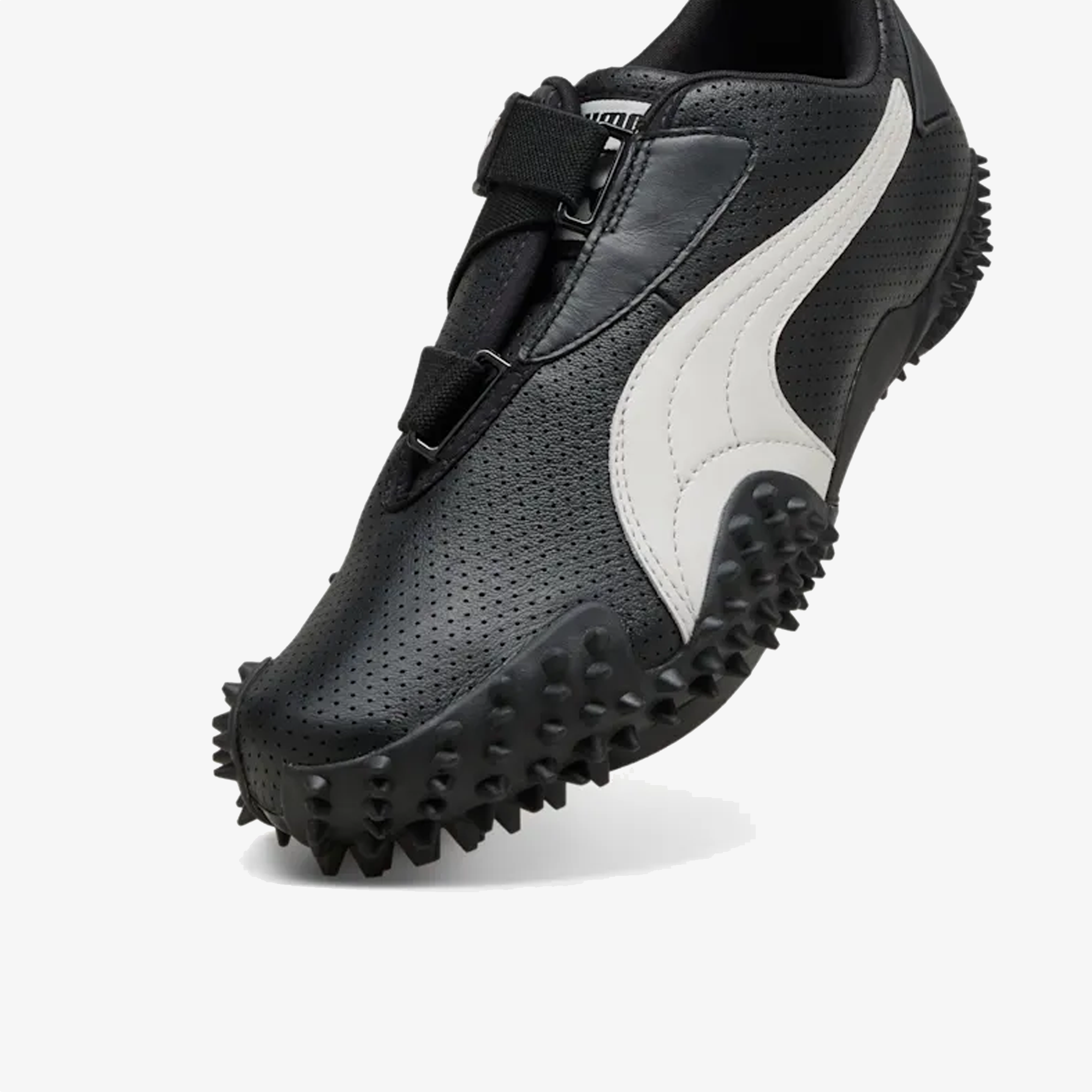 PUMA | MOSTRO PERFORATED { BLACK/WHITE