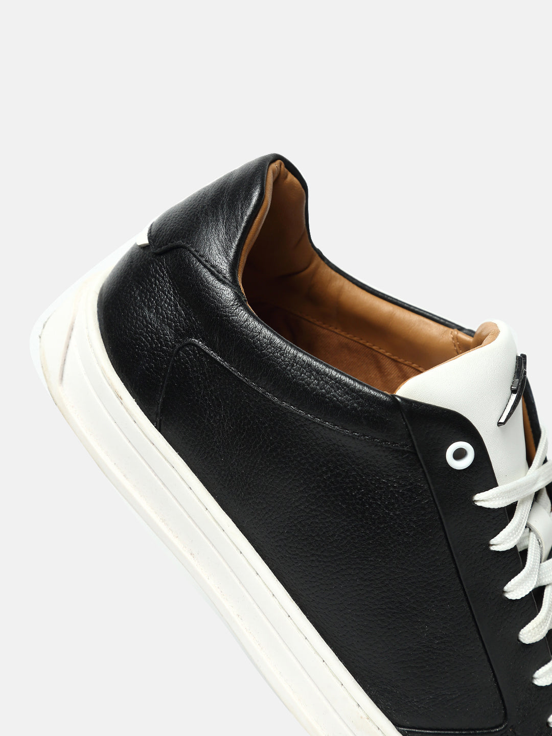 ZL II - BLACK - Black Low-Top Classic Leather Sneakers