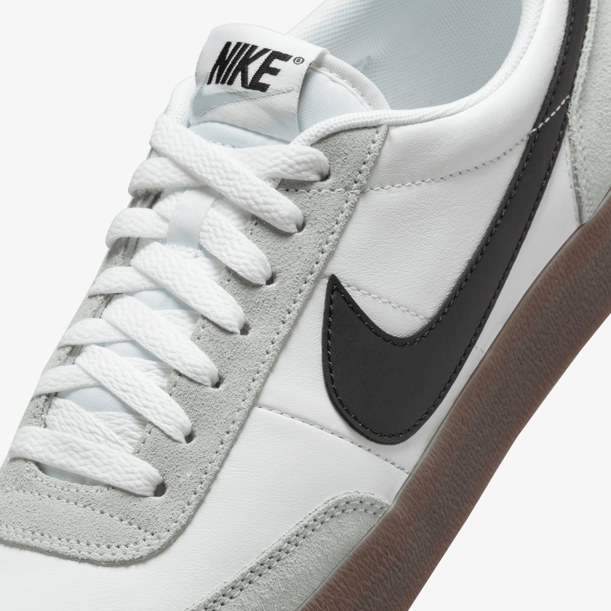 NIKE | KILLSHOT 2 LEATHER { WHITE/BLACK-LIGHT SILVER-GUM DARK BROWN