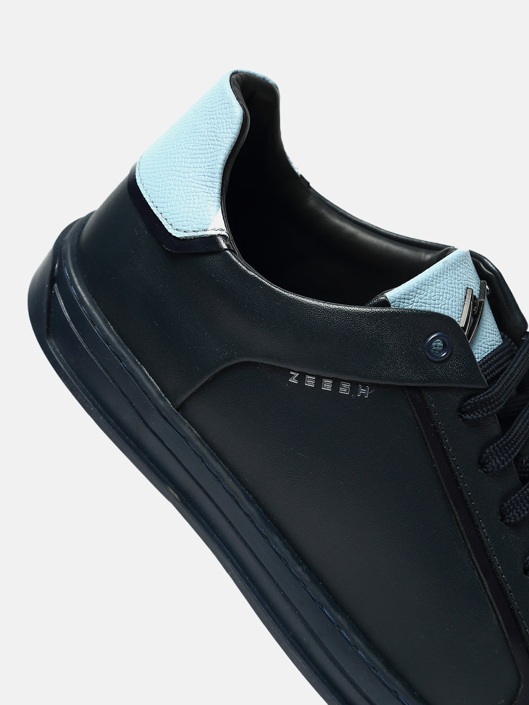 ZOL V - BLUE - Blue Two-Tone Classic leather Sneakers