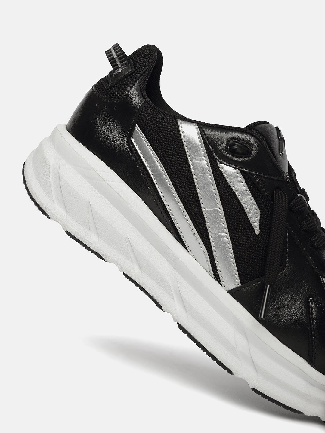 DARKSHIFT - Black Sports Sneakers