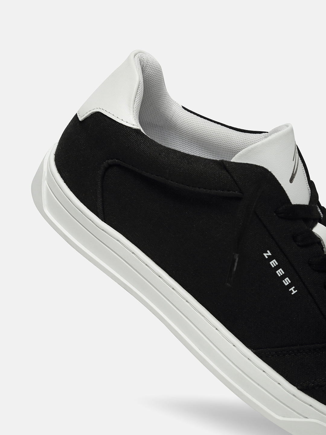 ZEESH Night Stitch sneakers – denim & leather blend, orthopaedic comfort & TPR sole. Crafted for style, strength & all-day wear