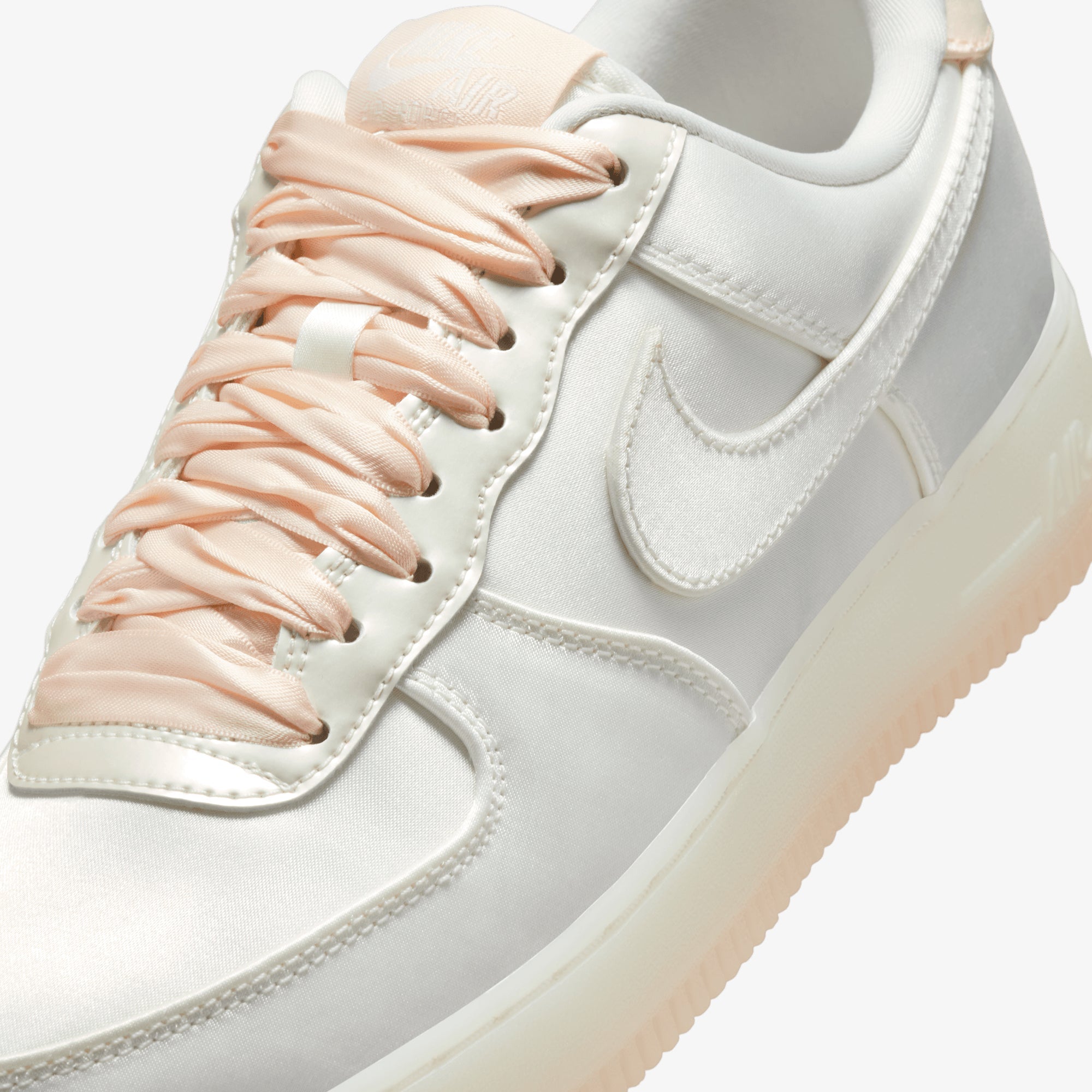 NIKE | AIR FORCE 1 '07 LV8 { SAIL/SAIL-BARELY ORANGE