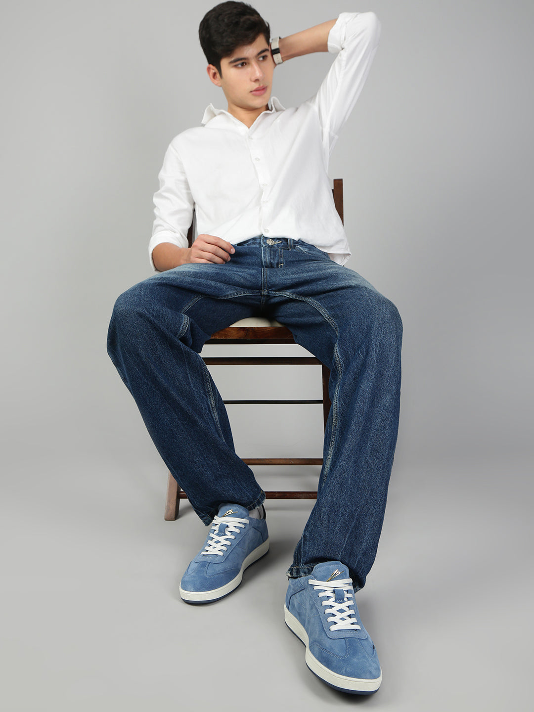 AZURE - Everyday Blue Suede Sneakers