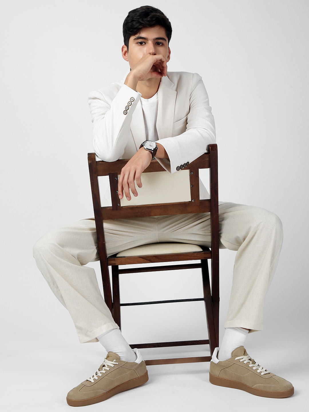 DUNE - Everyday Beige Suede Sneakers